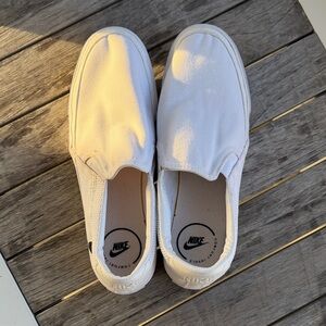 NWOT Nike Classic White Slip-On Shoes